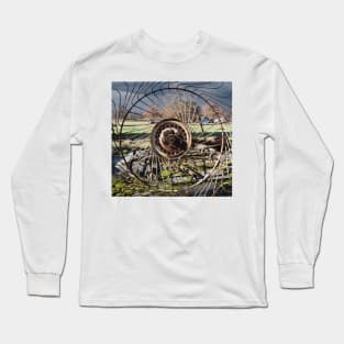 Spiral Wagon Wheel Long Sleeve T-Shirt